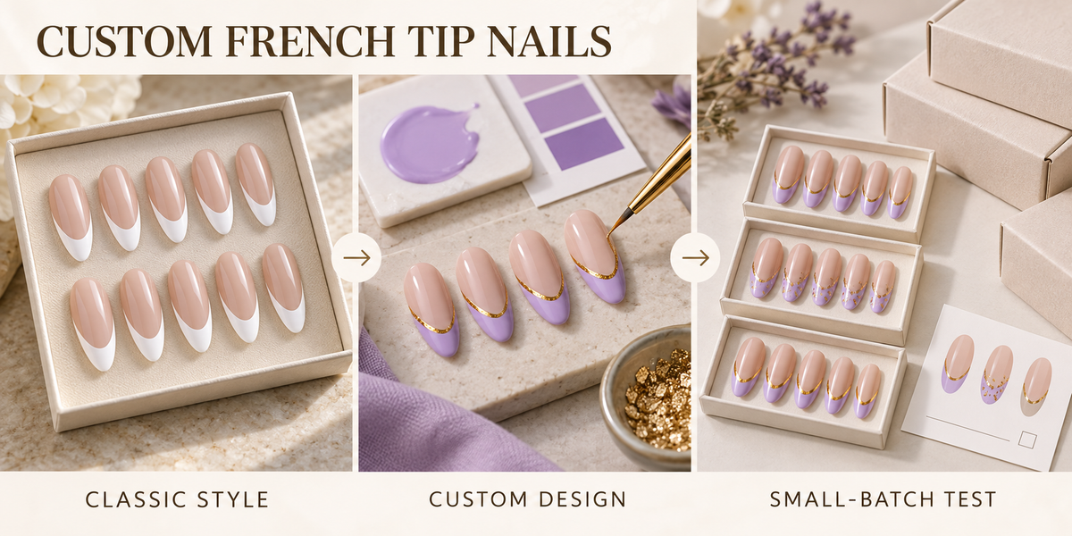 Custom French Tip Press-On Nails for Brands: From Design Ideas to Small-Batch Testing