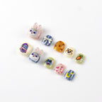 Kids Press-On Nails with 3D Rabbit & Cartoon Designs | Wholesale