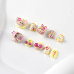 Kids Press-On Nails with 3D Rabbit, Cherry & Bow Designs | Wholesale