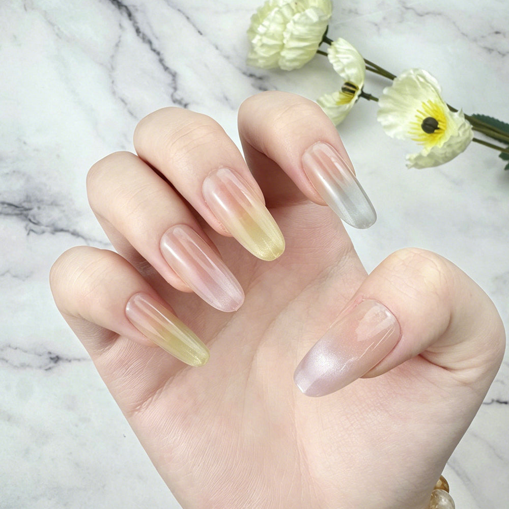 Soft Pastel Gradient Press-On Nails