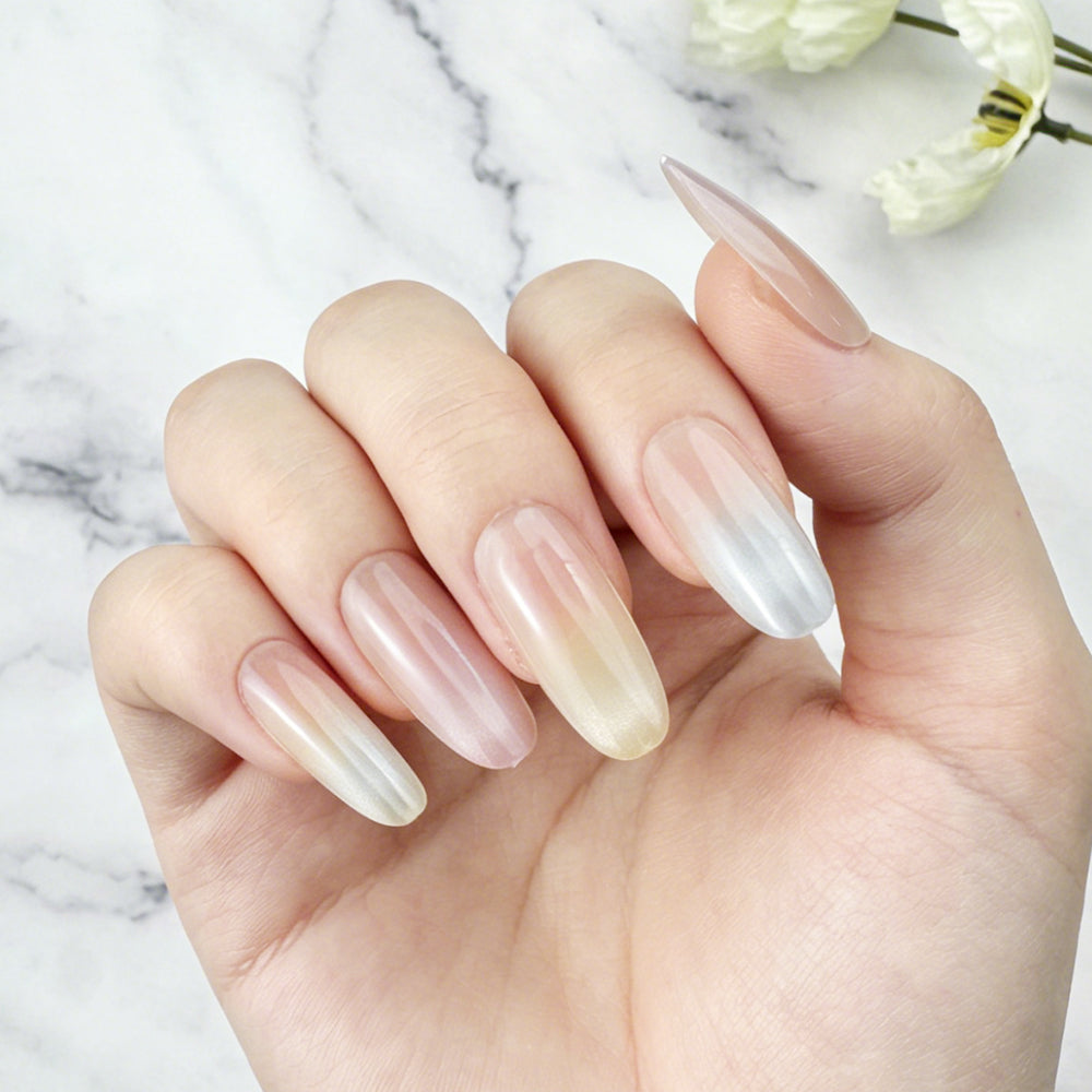 Soft Pastel Gradient Press-On Nails