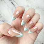 Fresh Mint French Tip Press-On Nails