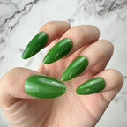 Emerald Green Gloss Press-On Nails