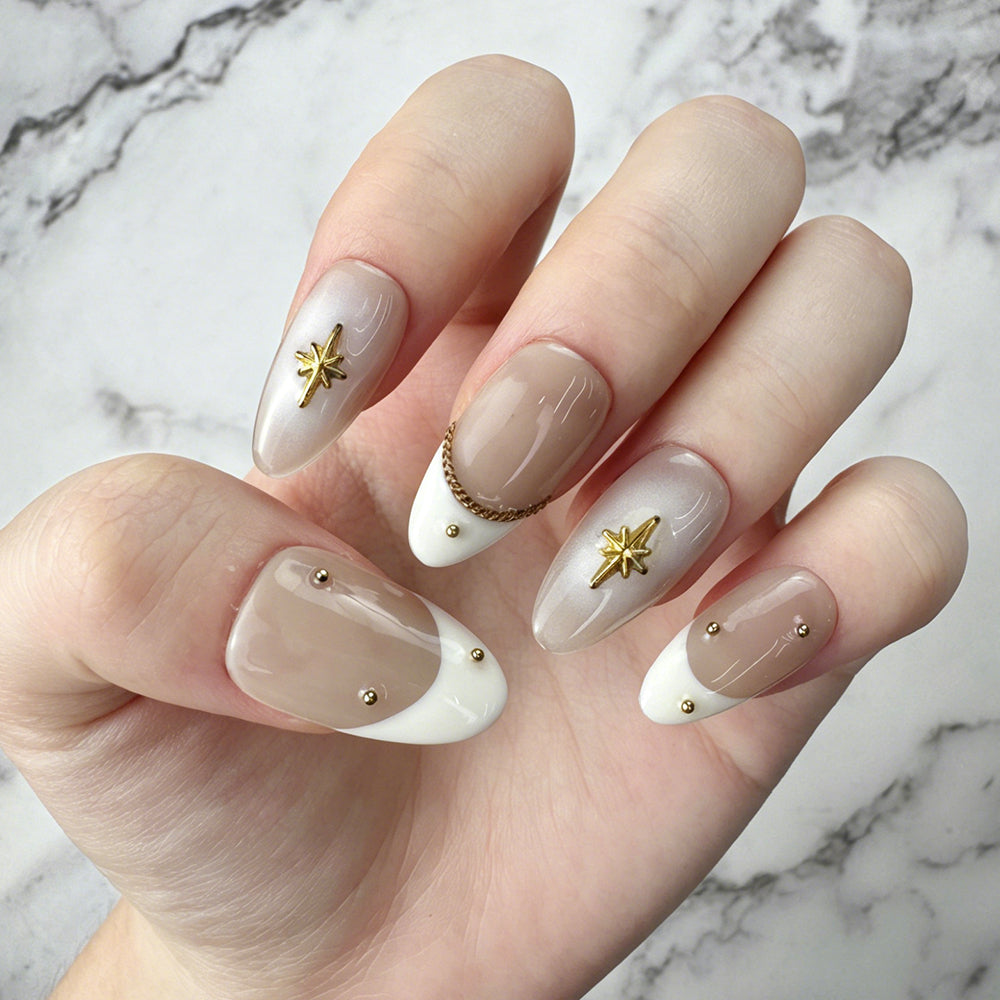 Nude Star French Press-On Nails