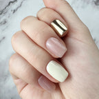 Champagne Gold Mixed Square Press-On Nails