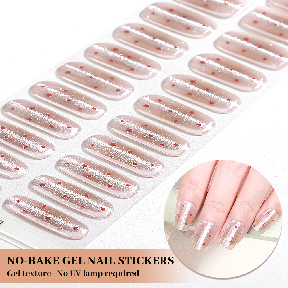 Black Gold Lid and Base Nail Sticker Kit Box | OEM/ODM Custom Nail Wrap Set