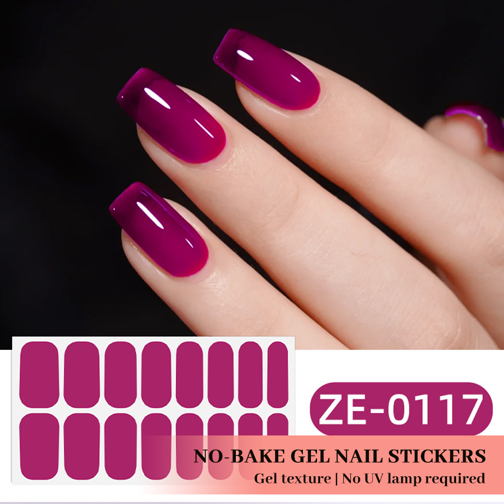 Rose Red Mailer Box Nail Sticker Kit | OEM/ODM