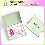 Mint Green Mailer Box Nail Sticker Kit | OEM/ODM Custom Nail Wrap Set