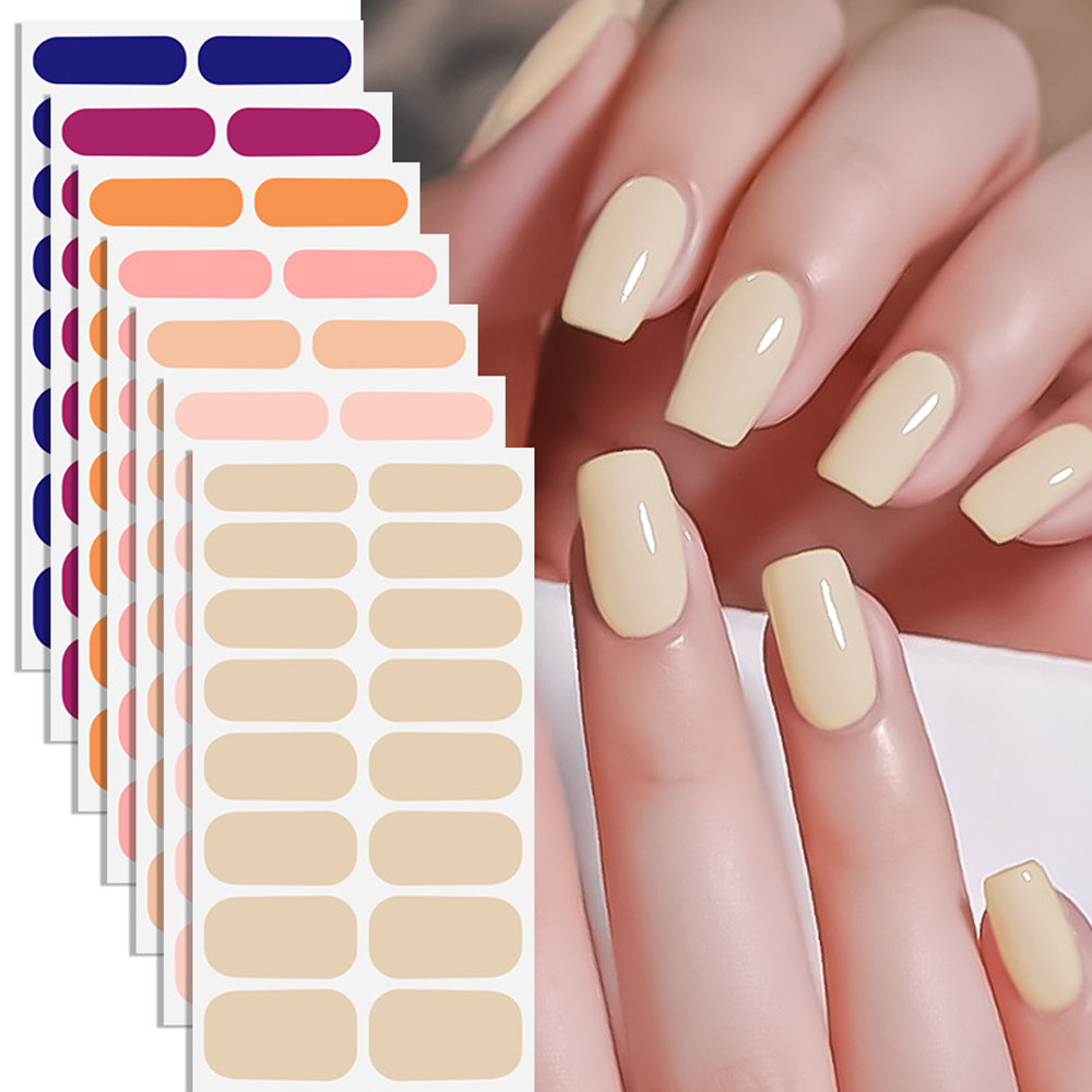 Mint Green Mailer Box Nail Sticker Kit | OEM/ODM Custom Nail Wrap Set