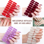 Champagne Gold Mailer Box Nail Sticker Kit | OEM/ODM Custom Nail Wrap Set
