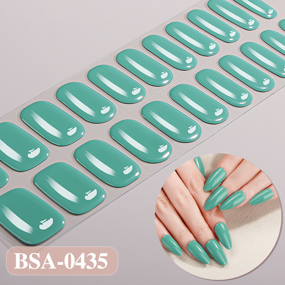 Clear Window Box Nail Sticker Kit | OEM/ODM Custom Nail Wrap Set