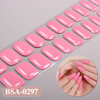 Lime Green Lid and Base Nail Sticker Kit Box | OEM/ODM Custom Nail Wrap Set