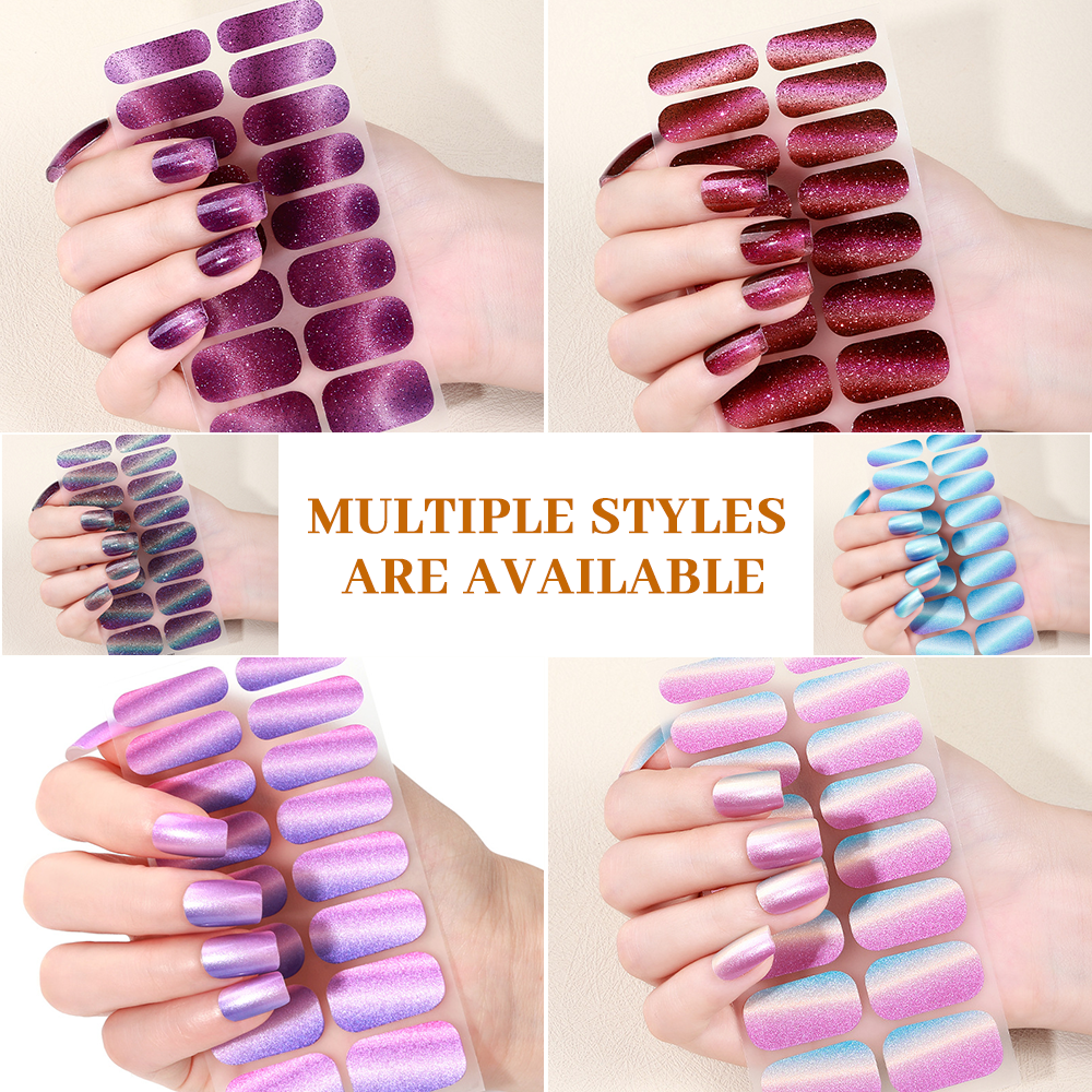Gradient Drawer Box Nail Sticker Kit | OEM/ODM Wholesale Packaging