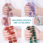 UV-Free Gel Nail Wrap Single Pack | OEM/ODM Wholesale Nail Stickers