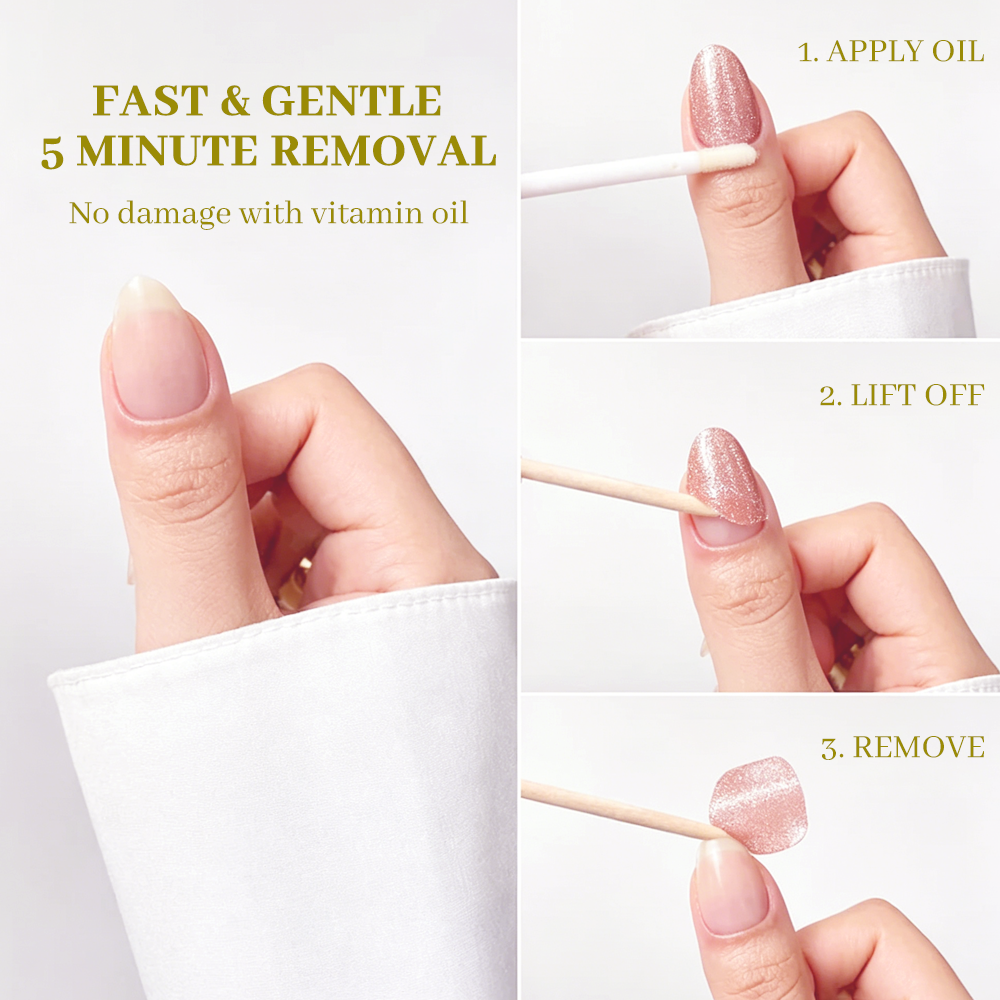 Gold Glitter Nail Wrap Single Pack | OEM/ODM Wholesale Nail Stickers