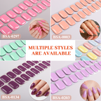 Coral Peach Nail Wrap Single Pack | OEM/ODM Wholesale Nail Stickers