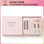 Premium UV-Free Gel Nail Wrap Kit with Open-Lid Gift Box | OEM/ODM Wholesale