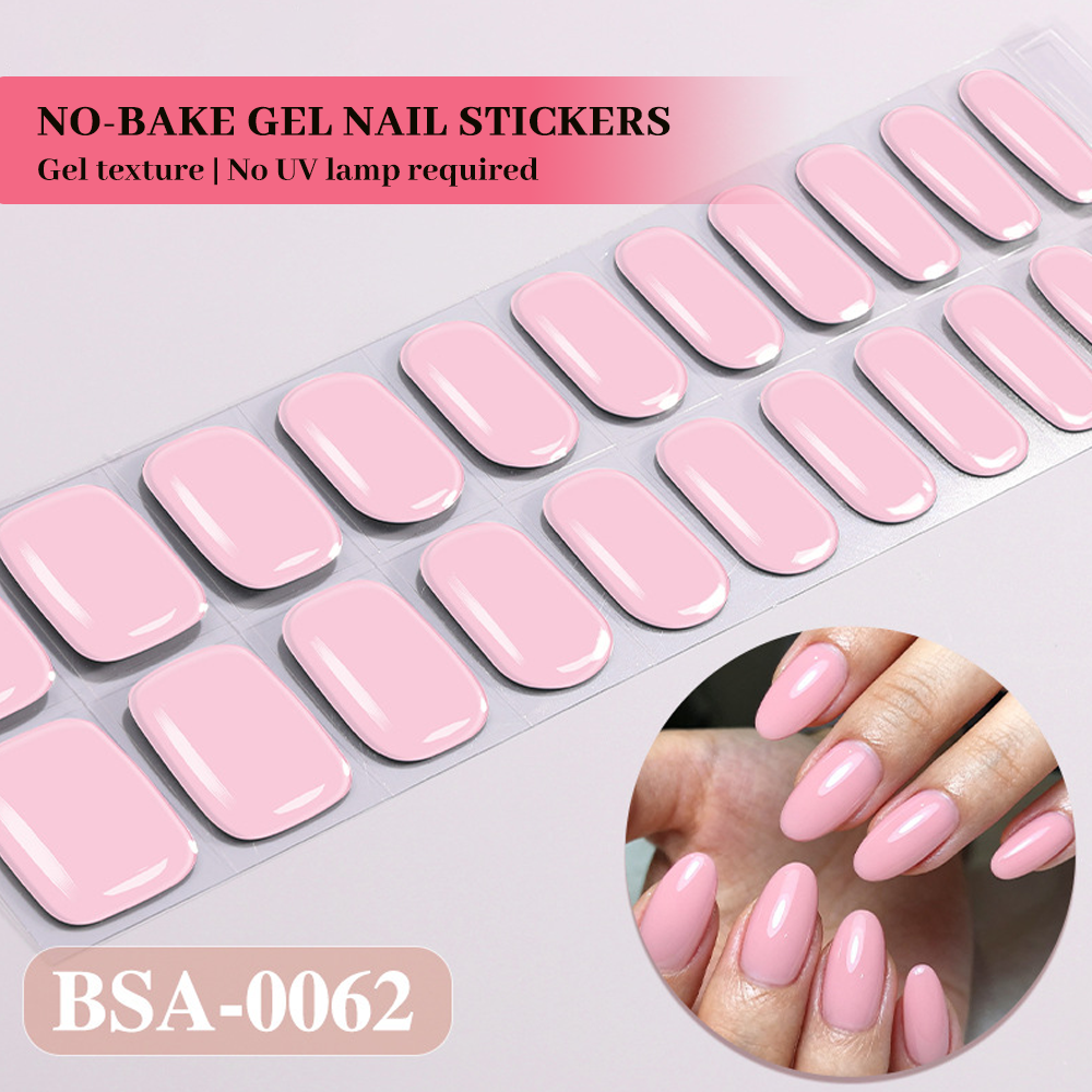 Soft Pink Nail Wrap Single Pack | OEM/ODM Wholesale Nail Stickers