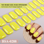 Lemon Yellow Nail Wrap Single Pack | OEM/ODM Wholesale Nail Stickers