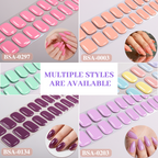 Solid Lavender Nail Wrap Single Pack | OEM/ODM Nail Stickers