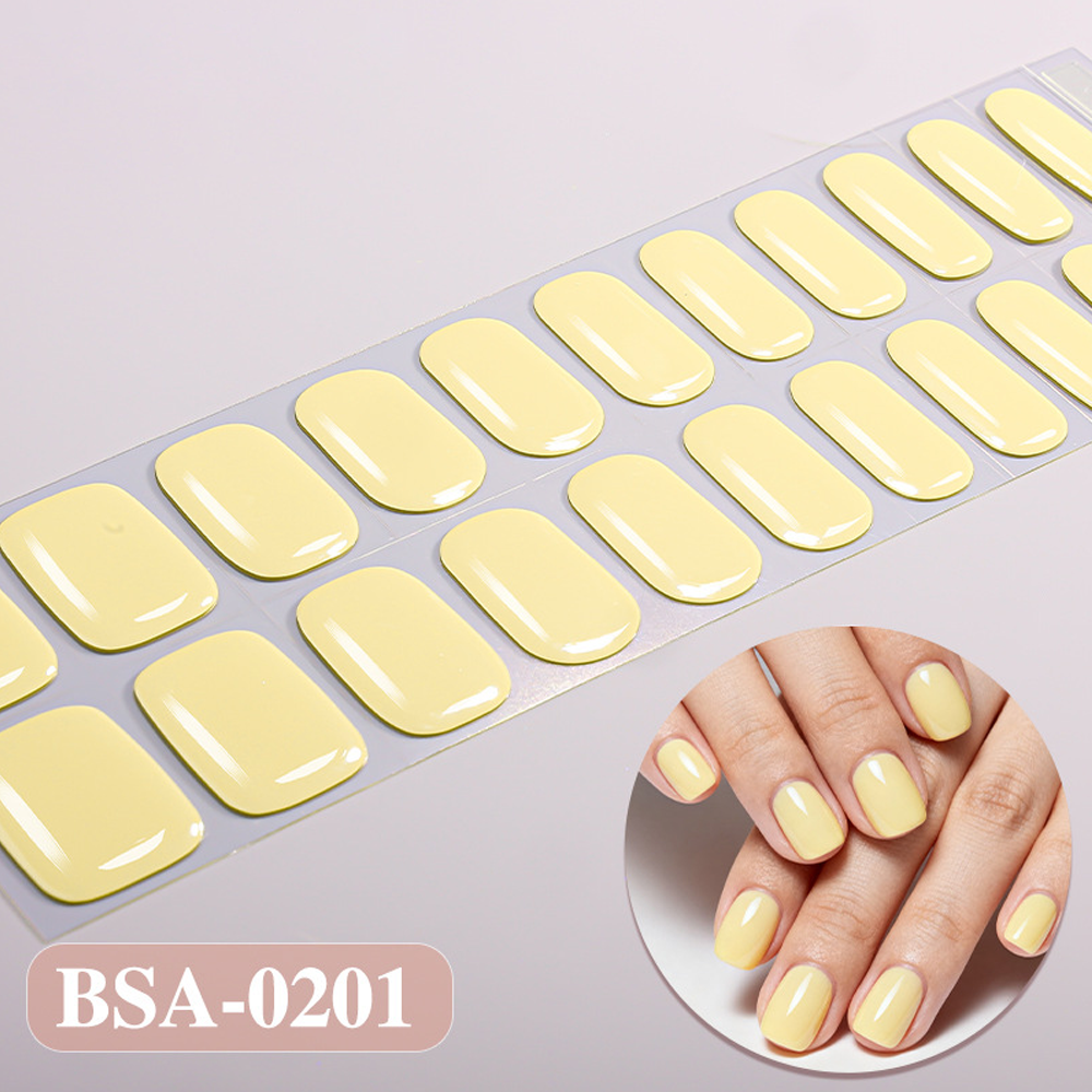 Solid Lavender Nail Wrap Single Pack | OEM/ODM Nail Stickers