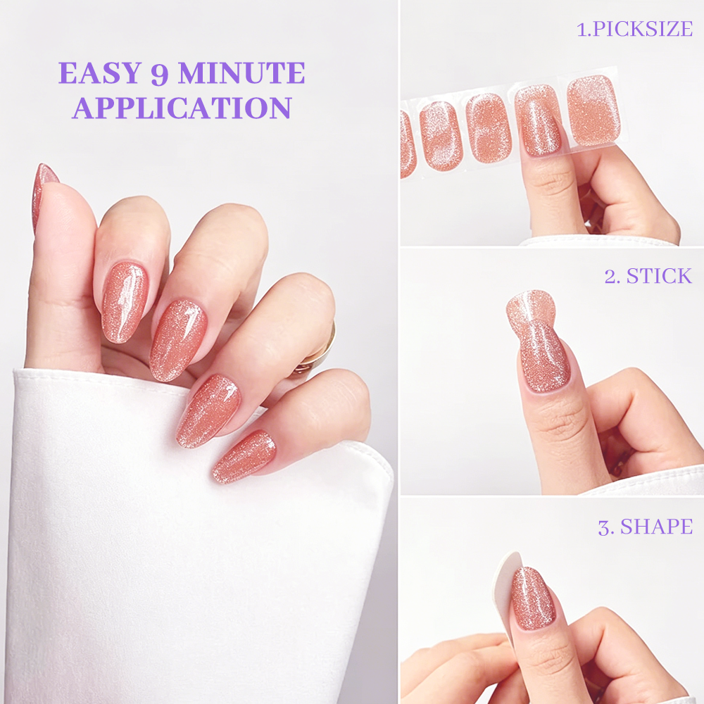 Solid Lavender Nail Wrap Single Pack | OEM/ODM Nail Stickers