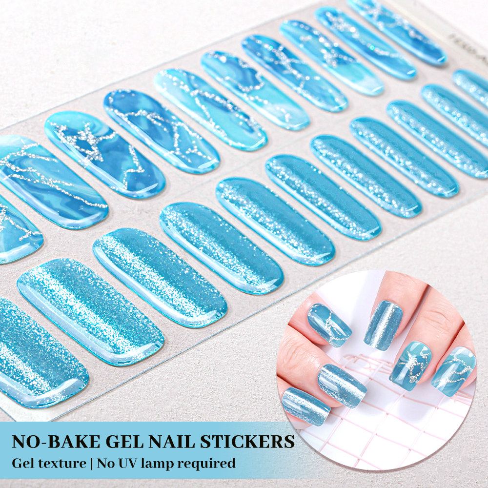 UV-Free Gel Nail Wrap Kit with Champagne Rigid Gift Box | OEM/ODM Wholesale