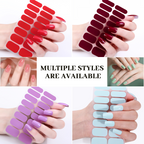 Book-Shaped Nail Sticker Kit Box | OEM/ODM Custom Nail Wrap Gift Set