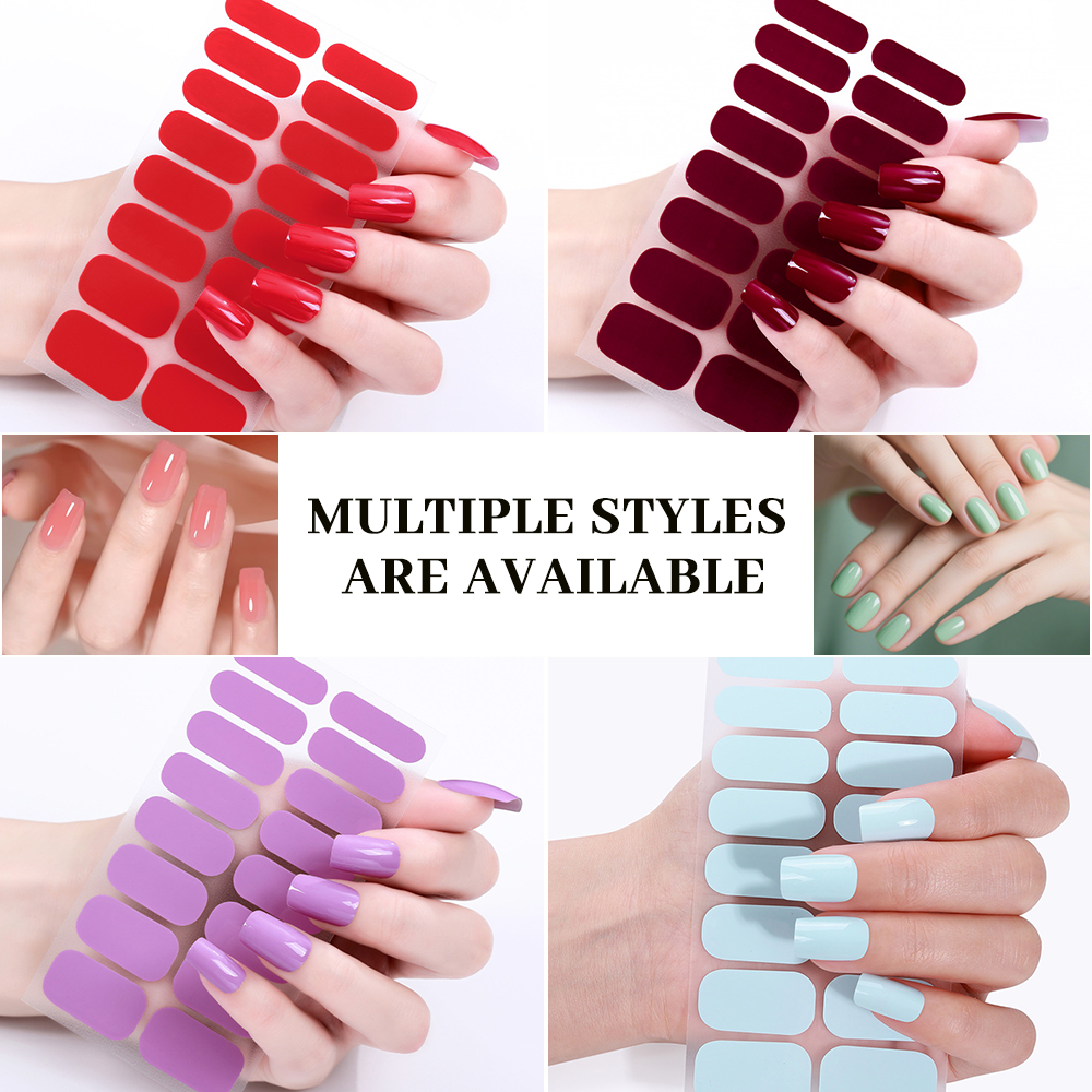 Book-Shaped Nail Sticker Kit Box | OEM/ODM Custom Nail Wrap Gift Set