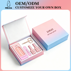 Pink Blue Gradient Book-Shaped Nail Sticker Kit Box | OEM/ODM Nail Wrap Set